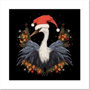 Whooping Crane Christmas Posters and Art